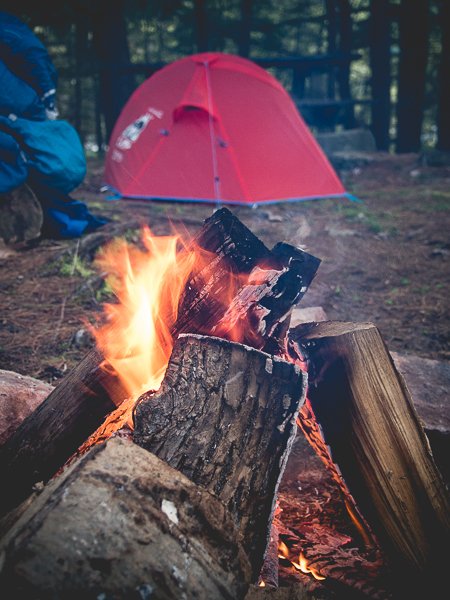 Canada Camping Fire